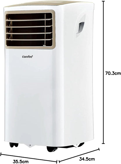 Comfee Mobiles Klimagerät MPPH-09CRN7, 9000 BTU 2,6kW, Kühlen&Ventilieren&Entfeuchten, Raumgröße bis 88m³(33㎡), Mobile Klimaanlage mit Abluftschlauch