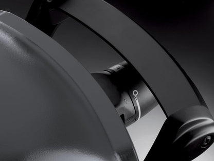 Weber Q1400 Elektrogrill, 43 x 32cm Grillfäche, portabler BBQ Grill, 2-geteilter porzellanemaillierter Guss-Grillrost, Aluminiumguss Deckel & Gehäuse - Dark Grey (52020079)
