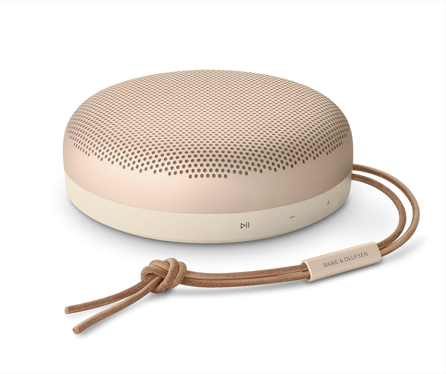 Bang & Olufsen Beosound A1 (2. Gen) – Kabelloser tragbarer IP67 wasserdichter Bluetooth-Lautsprecher mit 360-Grad-Sound, Alexa Voice Assistant & Speakerphone, 18 h Akkulaufzeit - Black Anthracite