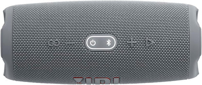 JBL Charge 5 Bluetooth-Lautsprecher in Schwarz – Wasserfeste, portable Boombox mit integrierter Powerbank – Eine Akku-Ladung für bis zu 20 Stunden kabellosen Musikgenuss