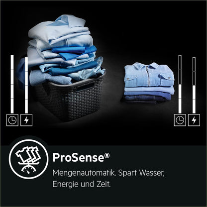 AEG L6FBG51470 Waschmaschine / Serie 6000 mit ProSense / Testsieger der Stiftung Warentest / 7,0 kg / Leise / Mengenautomatik / Nachlegefunktion / Kindersicherung / Wasserstopp / 1400 U/min