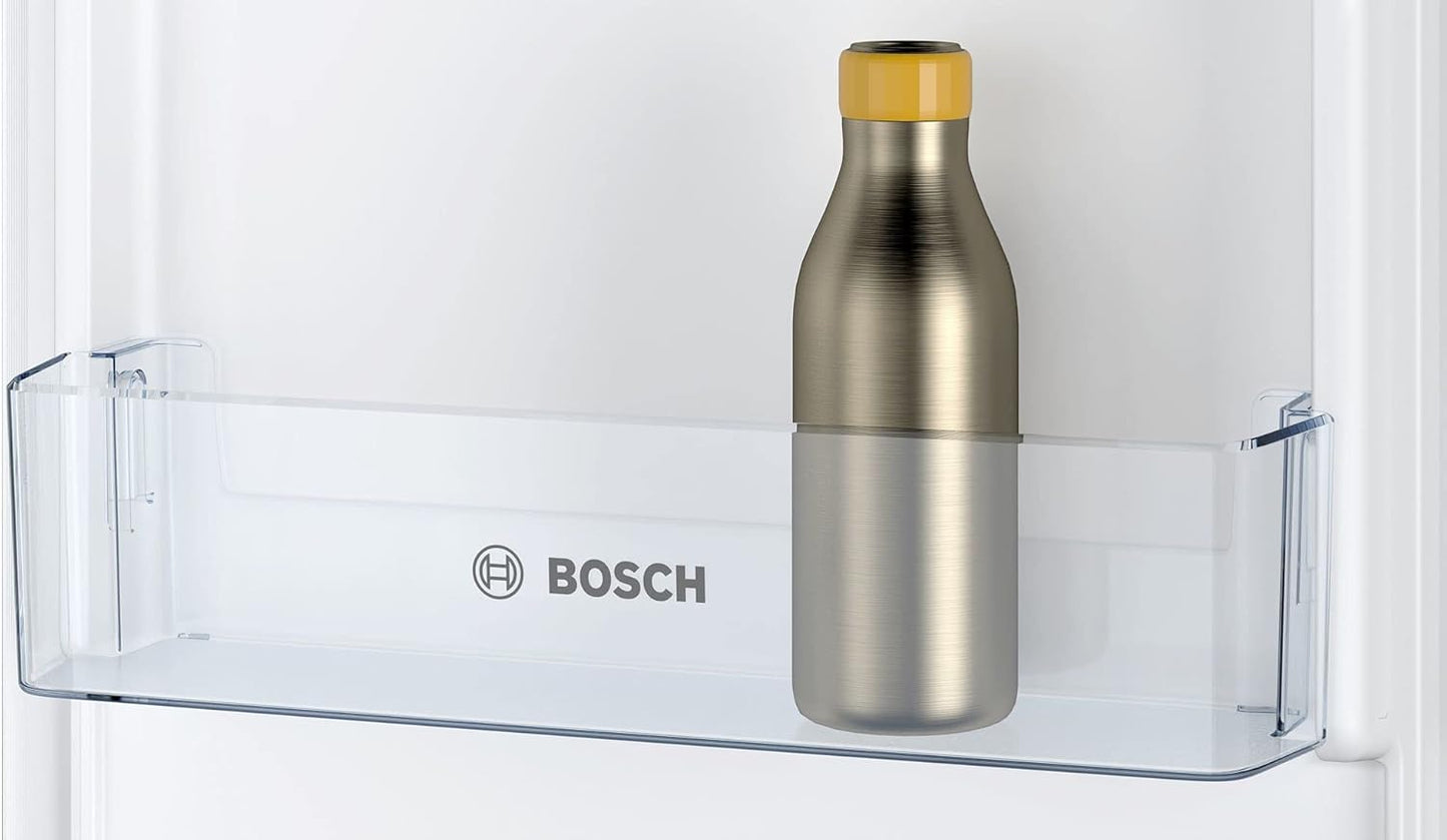 Bosch KGN36NWEA Serie 2 Kühl-Gefrier-Kombination, 186 x 60 cm, 215 L Kühlen & 87 L Gefrieren, NoFrost nie wieder abtauen, LED-Beleuchtung gleichmäßige Ausleuchtung