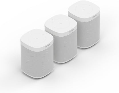 Sonos One Smart Speaker, schwarz – Intelligenter WLAN Lautsprecher mit Alexa Sprachsteuerung, Google Assistant & AirPlay – Multiroom Speaker für unbegrenztes Musikstreaming