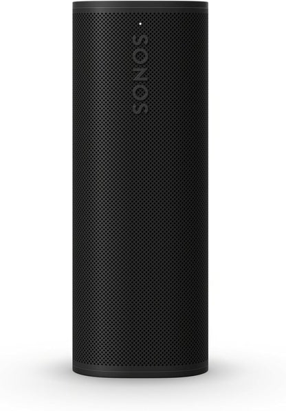 Sonos Roam 2 | Leichter, mobiler und wasserdichter Speaker mit Bluetooth, WLAN, mindestens 10 Stunden Akkulaufzeit und Voice Control für drinnen und draußen - Weiß