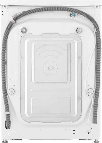 LG F4WV7080, Klasse A, Frontlader-Waschmaschine 8 kg, 1400 U/Min, AI Direct Drive, Wi-Fi, Tiefenreinigung mit Dampf, Groe Kapazitt, TRIPLE A, Auentür aus Sicherheitsglas, 62 x 60 x 85 cm  Wei