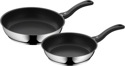 WMF Kult X Doppel- Induktionskochfeld 2 Platten, Kochplatte bis 28 cm, 2 Kochzonen, 8 Stufen, Topferkennung,Touch-Display, Glaskeramik, Timer-Funktion, 3500 W