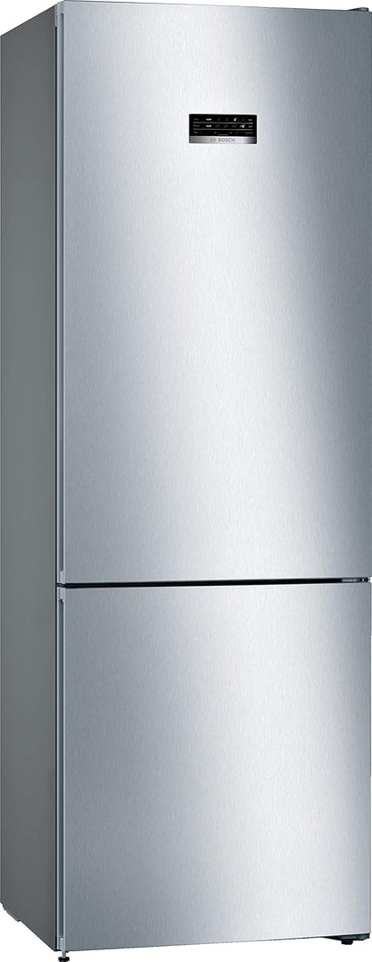 Bosch KGN36NWEA Serie 2 Kühl-Gefrier-Kombination, 186 x 60 cm, 215 L Kühlen & 87 L Gefrieren, NoFrost nie wieder abtauen, LED-Beleuchtung gleichmäßige Ausleuchtung