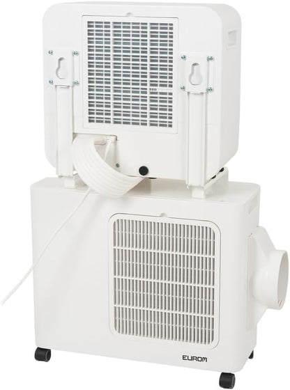 EUROM Split Klimaanlage AC2401 für Wohnwagen, Wohnmobil, Camping, Boot, Bus, Camper, Caravan, Mobilheim | Mobiles Klimagerät mit 2400 BTU | Verbessertes Modell dem legendären Klima AC2400