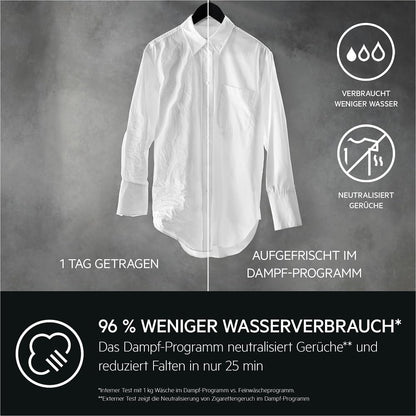 AEG L6FBG51470 Waschmaschine / Serie 6000 mit ProSense / Testsieger der Stiftung Warentest / 7,0 kg / Leise / Mengenautomatik / Nachlegefunktion / Kindersicherung / Wasserstopp / 1400 U/min