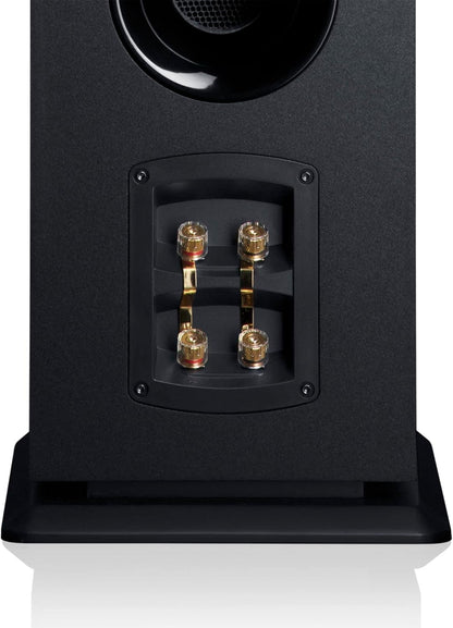 Teufel Ultima 40 Stereo Lautsprecher - HiFi Standlautsprecher Paar der Spitzenklasse, Phase-Plug Hochtöner, 3-Wege System, Doppelrohr-Bassreflex, Musik, Filmton, Games - schwarz
