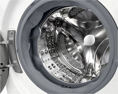 LG F4WV7080, Klasse A, Frontlader-Waschmaschine 8 kg, 1400 U/Min, AI Direct Drive, Wi-Fi, Tiefenreinigung mit Dampf, Groe Kapazitt, TRIPLE A, Auentür aus Sicherheitsglas, 62 x 60 x 85 cm  Wei