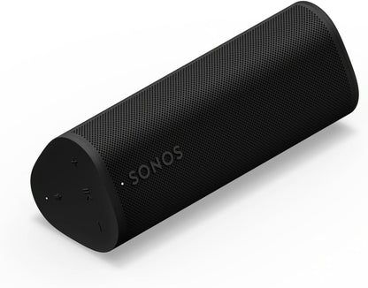 Sonos Roam 2 | Leichter, mobiler und wasserdichter Speaker mit Bluetooth, WLAN, mindestens 10 Stunden Akkulaufzeit und Voice Control für drinnen und draußen - Weiß