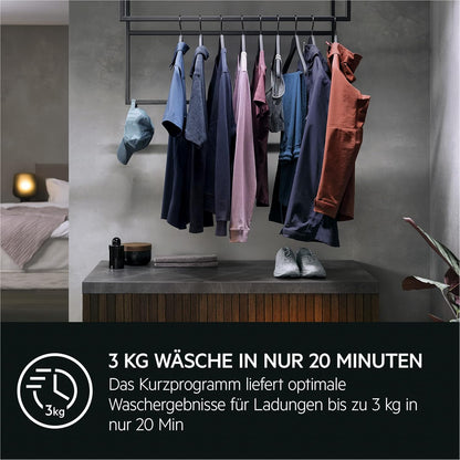 AEG L6FBG51470 Waschmaschine / Serie 6000 mit ProSense / Testsieger der Stiftung Warentest / 7,0 kg / Leise / Mengenautomatik / Nachlegefunktion / Kindersicherung / Wasserstopp / 1400 U/min