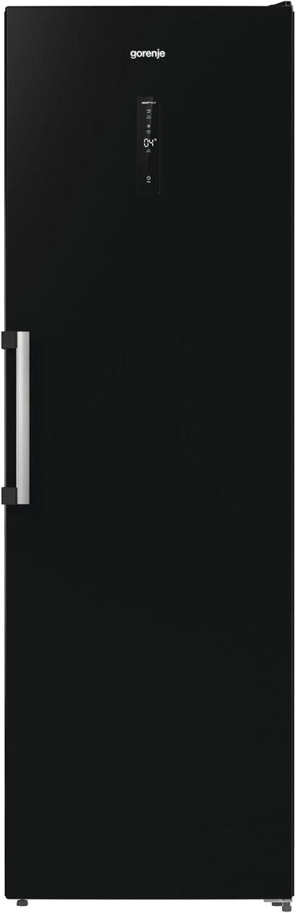 Gorenje R 619 DAXL6 Kühlschrank/AdaptTech/FreshZone/Schnellkühlfunktion/Umluft-Kühlsystem/LED Display / 398l / 185cm / EEK D/Edelstahl